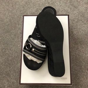 LIKE NEW! Authentic Coach Tyra II Wedge Sandals